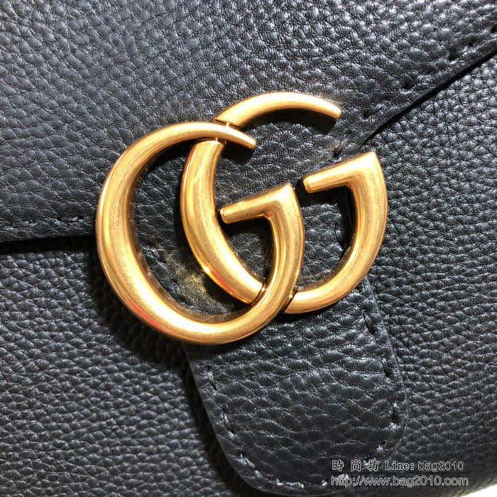 GUCCI古馳女包 新款 專櫃品質 421890 GUCCI手提包 半手工紡織 進口牛皮 古馳斜跨包 黑色  ydgq3383